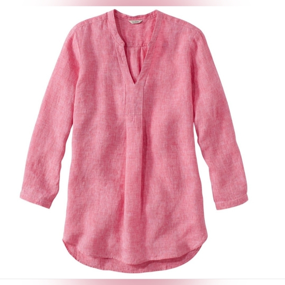 L.L. Bean Tops Nwt Ll Bean Linen Tunic Poshmark